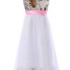 Bride Snowfall Camo Mini Junior Bridesmaid Dresses Flower Girl Dress with Spaghetti Straps