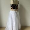 Bride Snowfall Camo Mini Junior Bridesmaid Dresses Flower Girl Dress with Spaghetti Straps