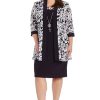 Womens 2PC Printed Two Piece Dress