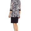 Womens 2PC Printed Two Piece Dress