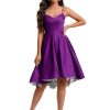 Spaghetti Straps Camouflage Wedding Guest Bridesmaid Dress Short Prom Dresses