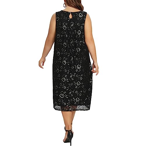 Women's Plus Size 2 Piece Mother of The Bride Dress Formal Evening Jacket Set Mother Gifts Special Occasion Party Dresses
