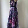 High Low Camo Mother of The Birde Dress Bridesmaid Gown V Neck