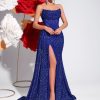 Cocktail Evening Gowns Formal Dresses for Women Sequin Tulle Wedding Guest Party Sexy Off Shoulder Floor Length Prom Dress