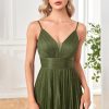 Sexy Backless Maxi Formal Dress for Women with Sequin, Sleeveless Pleated Evening Gowns for Wedding and Cocktail