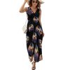 Classic Car Vintage Womens Casual Sleeveless Dress Maxi Long Beach Dress Sundress