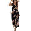 Ski Rider Cow Womens Casual Sleeveless Dress Maxi Long Beach Dress Sundress