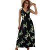 Magic Rabbit Womens Casual Sleeveless Dress Maxi Long Beach Dress Sundress
