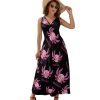 I Love Axolotl Womens Casual Sleeveless Dress Maxi Long Beach Dress Sundress