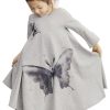 Girls Casual Swing Twirly Cotton Printed Maxi Dresses