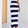 Casual Spring Dresses for Women 2025 Sleeveless Spaghetti Strap Striped Maxi Dress Party Beach Long Dress