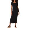 Women's Jersey Standard-Fit Short-Sleeve Crewneck Side Slit Maxi Dress (Previously Daily Ritual)