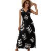 Three Puffin Bird Womens Casual Sleeveless Dress Maxi Long Beach Dress Sundress