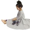Girls Casual Swing Twirly Cotton Printed Maxi Dresses