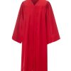 Unisex Adult Matte Graduation Gown Only, for High School, Bachelor, Choir Robes, Pulpit Robe, Pastor and Halloween