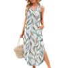 Summer Dresses Maxi Dress Vacation Beach Sundresses 2025 with Pockets