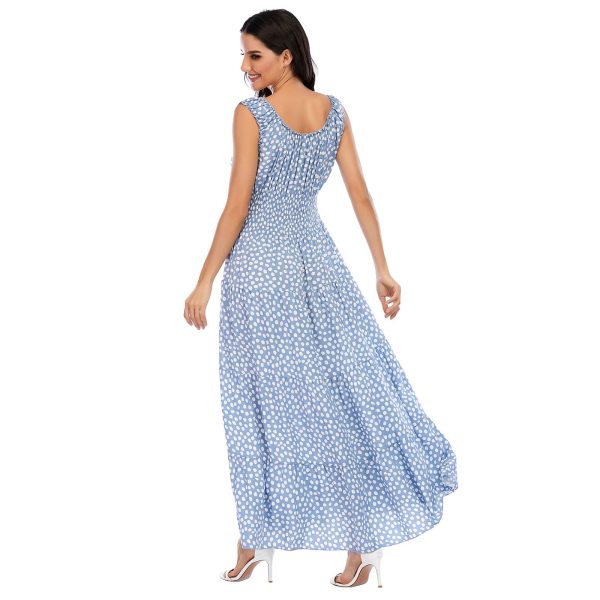 Women's 2025 Summer Boho Floral Print Tiered Casual Flowy Long Maxi Dress