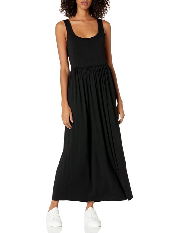 Women's Tank Waisted Maxi Dress (Available in Plus Size)