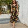 National Taco Day Womens Casual Sleeveless Dress Maxi Long Beach Dress Sundress