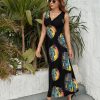 Vintage Truck Womens Casual Sleeveless Dress Maxi Long Beach Dress Sundress