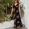 Panamanian Heritage and Pride Womens Casual Sleeveless Dress Maxi Long Beach Dress Sundress