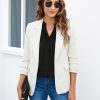 Women's Dressy Casual Blouses Business Long Sleeve Shirts V Neck Work Tops Fall Fashion 2025