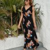 Ski Rider Cow Womens Casual Sleeveless Dress Maxi Long Beach Dress Sundress