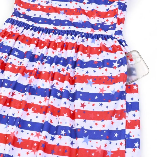 Girls Maxi Dress,Cotton,Casual,Sleeveless/Long Sleeve Crew Neck 6-15Y