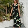 Magic Rabbit Womens Casual Sleeveless Dress Maxi Long Beach Dress Sundress