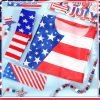 American Flag Dress Set for Women Include Patriotic Flag Dress American Flag Socks Bandana for 4th of July
