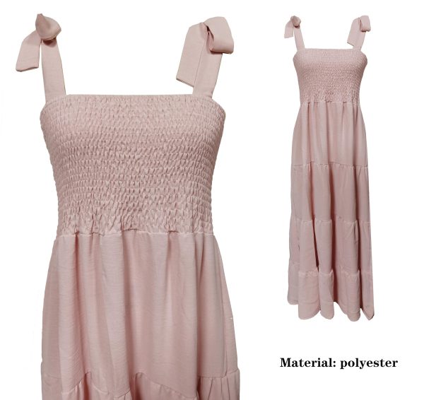Women's Summer Boho Spaghetti Strap Square Neck Ruffle Casual Flowy Long Dress Beach Swing Party Maxi Dress