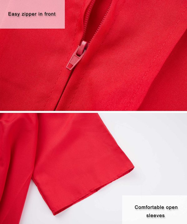 Unisex Adult Matte Graduation Gown Only, for High School, Bachelor, Choir Robes, Pulpit Robe, Pastor and Halloween
